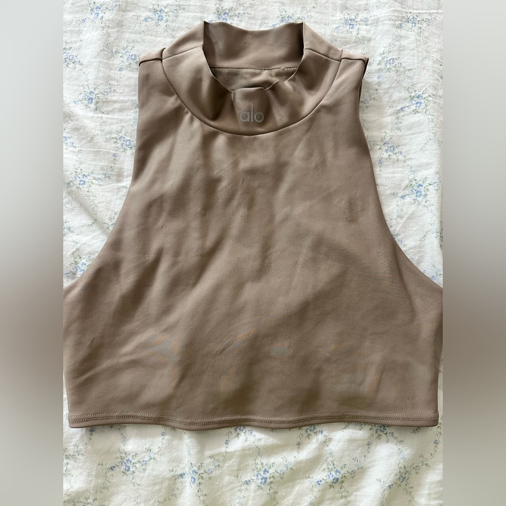 ALO Yoga Women's Brown Crop Top